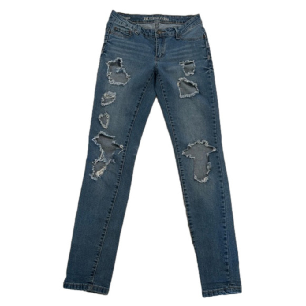 Blue  Notes Curvy Distressed Jegging Size 28 x 30